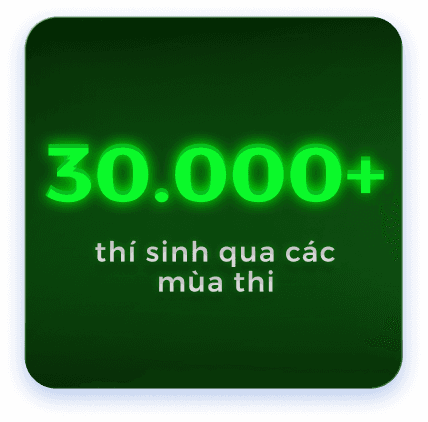 30.000+ thí sinh qua các mùa thi